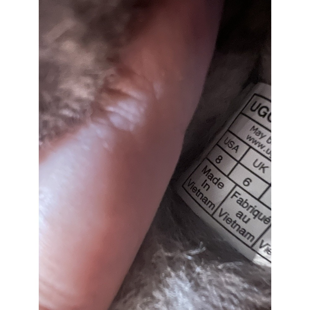 Uggs Disquette Alpine Slipper Women's Size 8 Thunder Cloud Slip On Platform - Picture 14 of 14